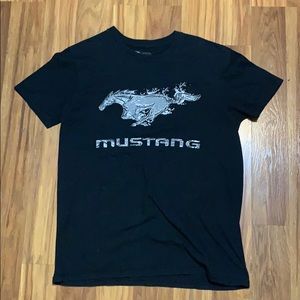 Black Ford Mustang Official T Shirt M